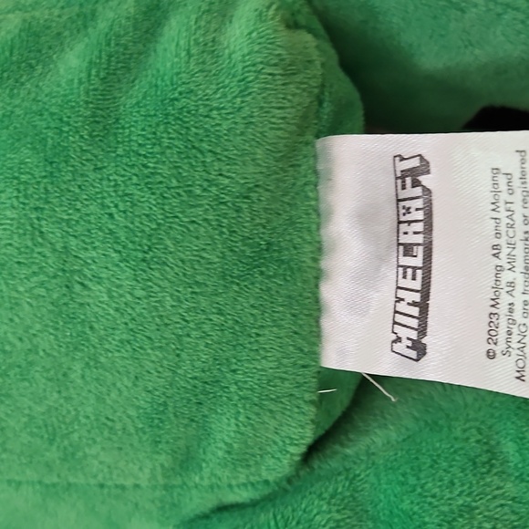 Minecraft 18" Green Creeper & 14" White Ghast Mojang 2023 Lot Of 2 Plush Figures - Picture 5 of 7